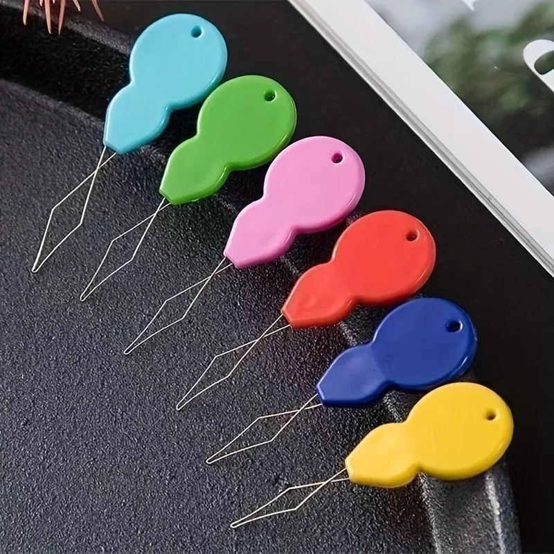 5/10x Plastic Needle Threaders Needle Threader Hand Machine Sewing Tools For DIY