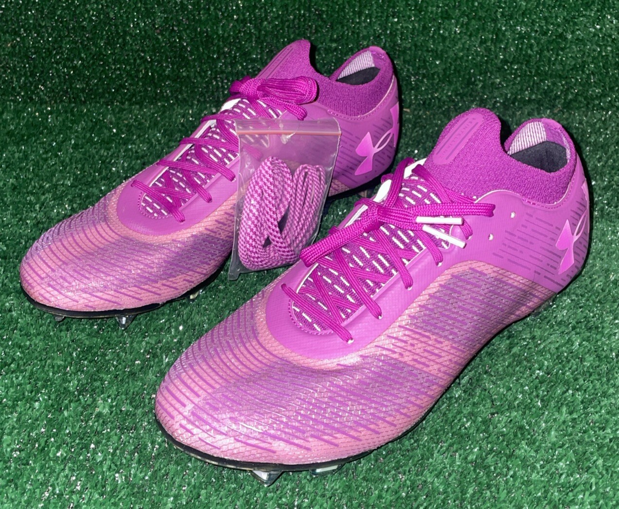 Under Armour UA Shadow Pro FG Soccer Cleats 3025643-500 Mystic Magenta Men’s 9