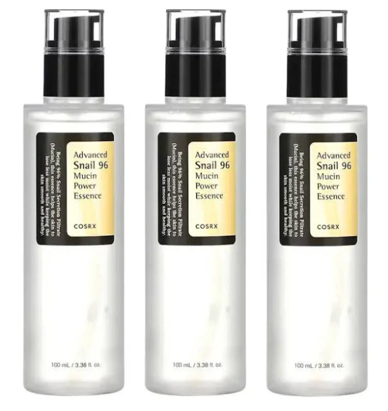 3 UNITS of COSRX Snail Mucin 96% Power Repairing Essence 3.38 oz Hydrating Serum