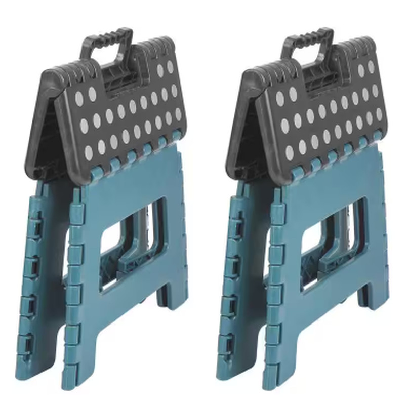 Durable Foldable Step Stool Anti-Slip Rubber Portable Handy 8.5in (2-PACK)