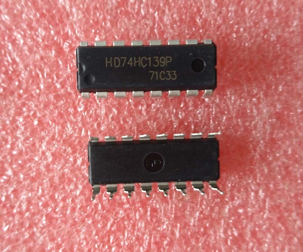 50PCS HD74HC139P 74HC139 IC DIP-14