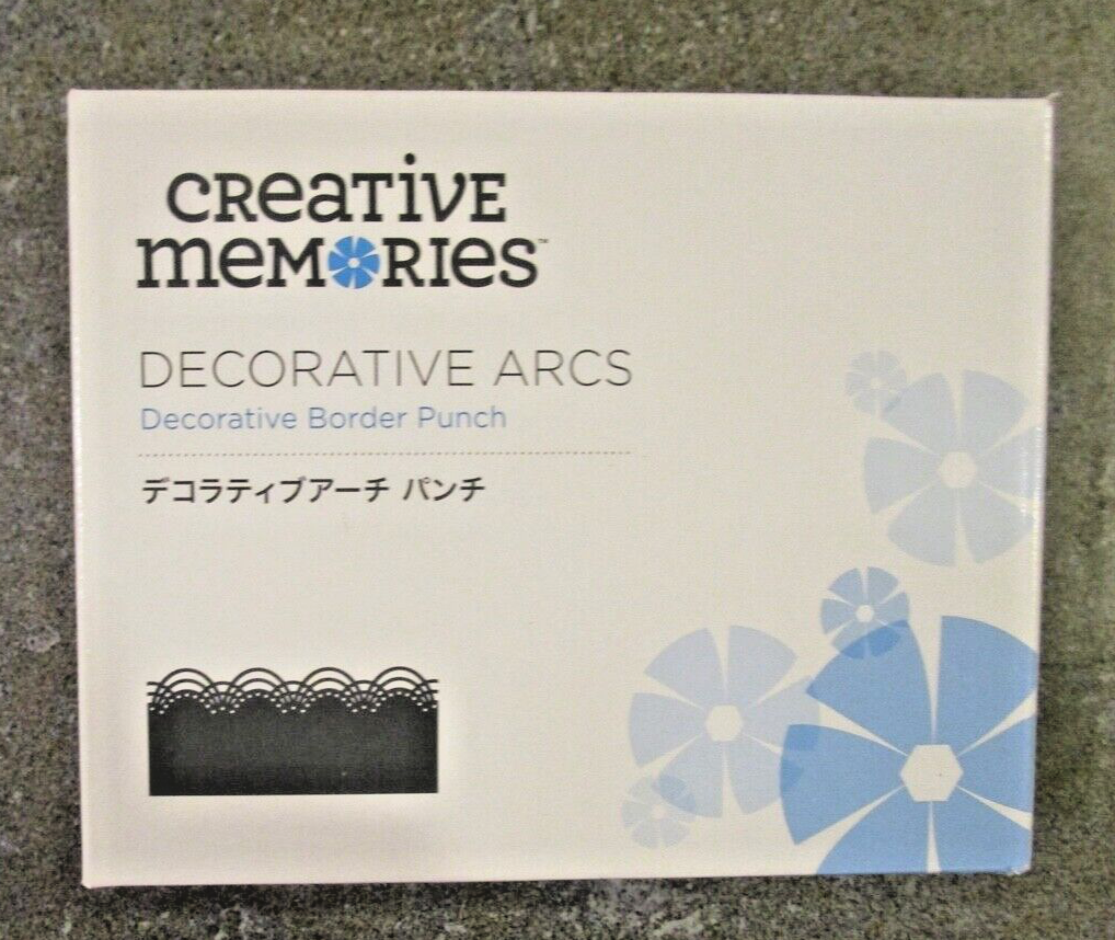 Creative Memories Decorative Arcs Decorative Border Punch - New 2022
