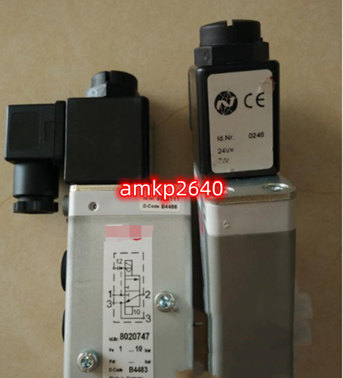 1Pcs New for Norgren 8020747 Solenoid Valve 24 VDC #am