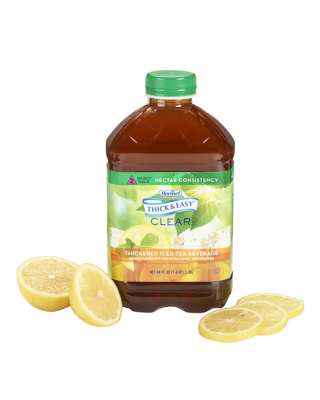 Thick & Easy Clear Nectar Consistency Iced Tea Thickened Beverage, 46-ounce