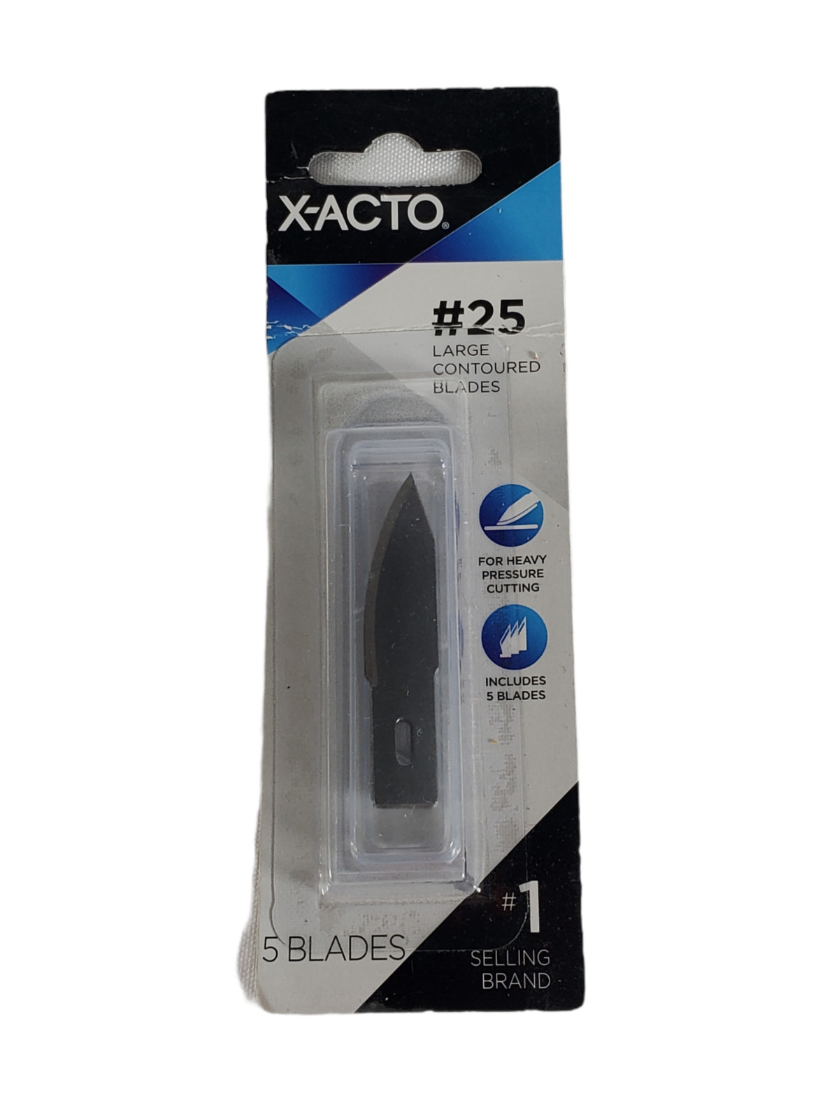 ELMERS X-Acto No. 25 Large Contoured Blade, 5 Pack (X225)