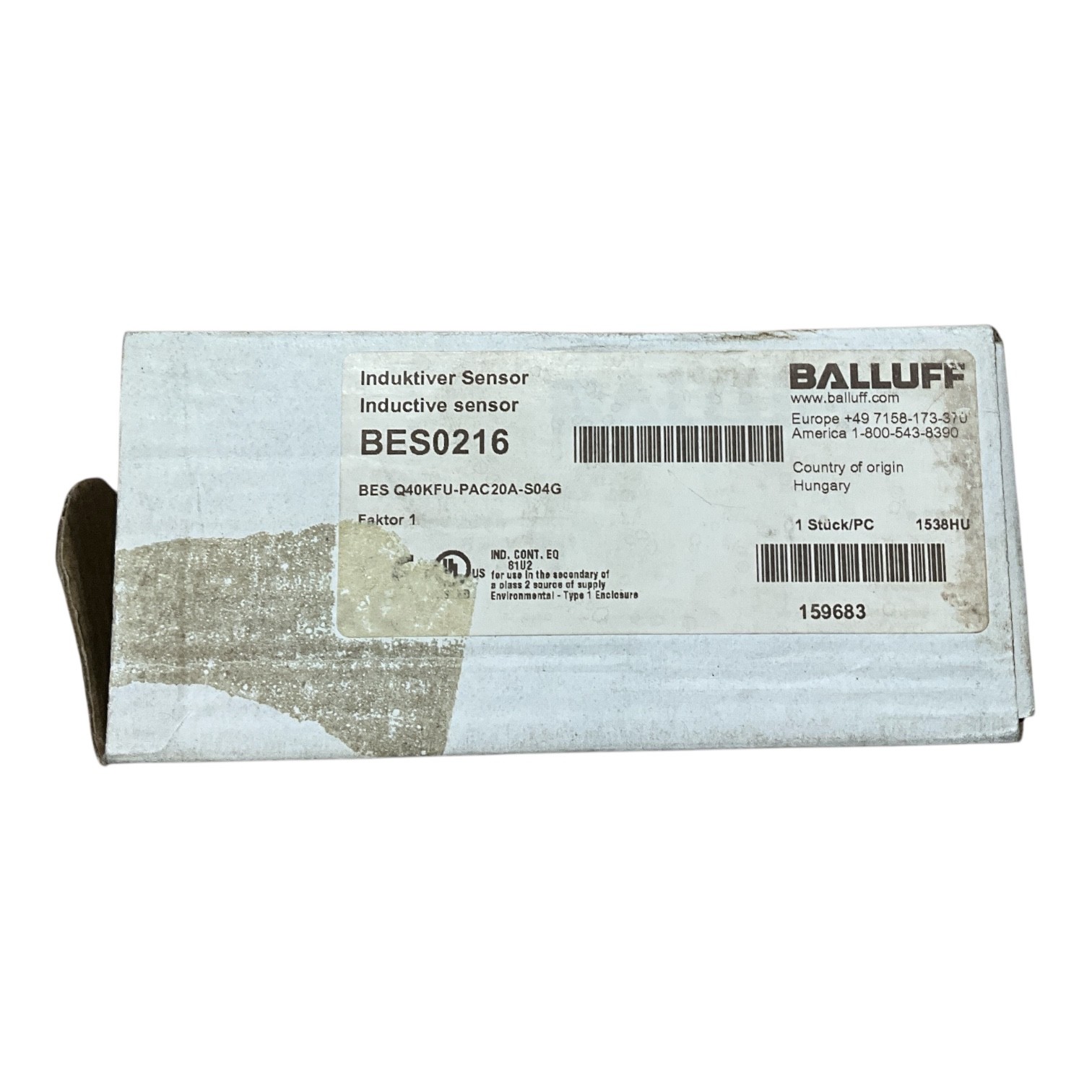 BALLUFF BES0216 BES Q40KFU-PAC20A-S04G Sensor
