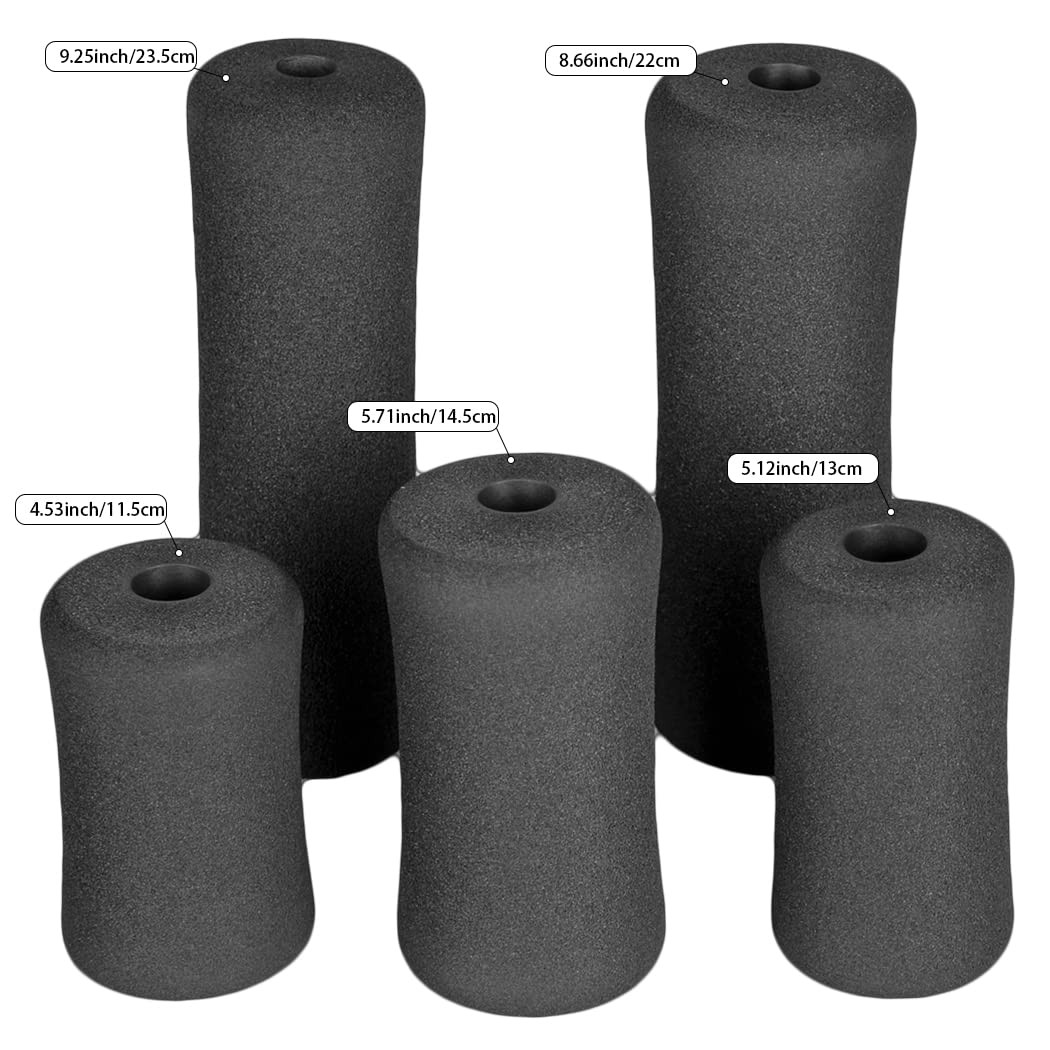 Sponge Foam Foot Pad Roller Pair, Used for Replacing Gym Exercise Equipment, ...