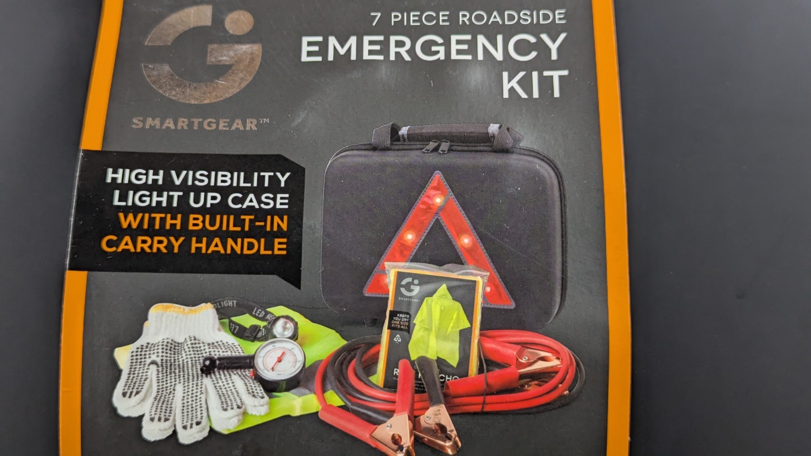 Smartgear 7 Piece Roadside Emergency Kit