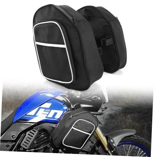 2pcs Universal Crash Bar Motorcycle Bags Compatible with Harley series