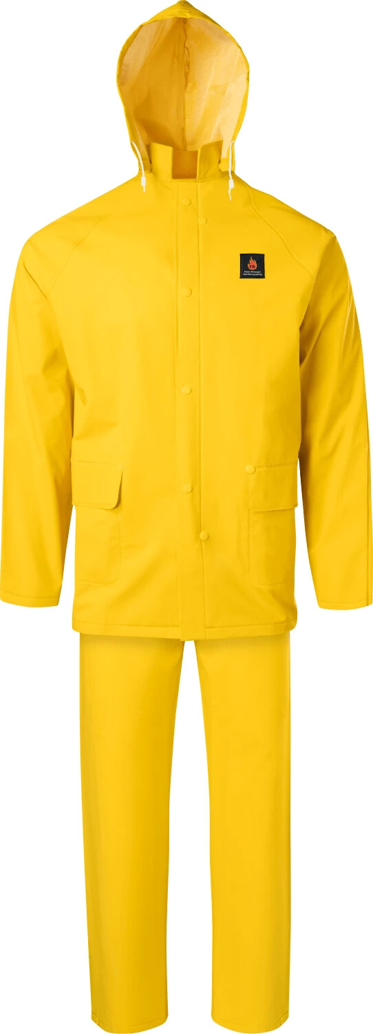 10 NEW Ironwear 3-piece Polyester Rainsuit, Flame Retardant, 9202-YFR, Medium