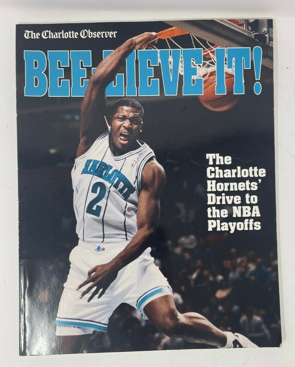 Charlotte Observer Charlotte Hornets 1993 Drive to the NBA Playoffs