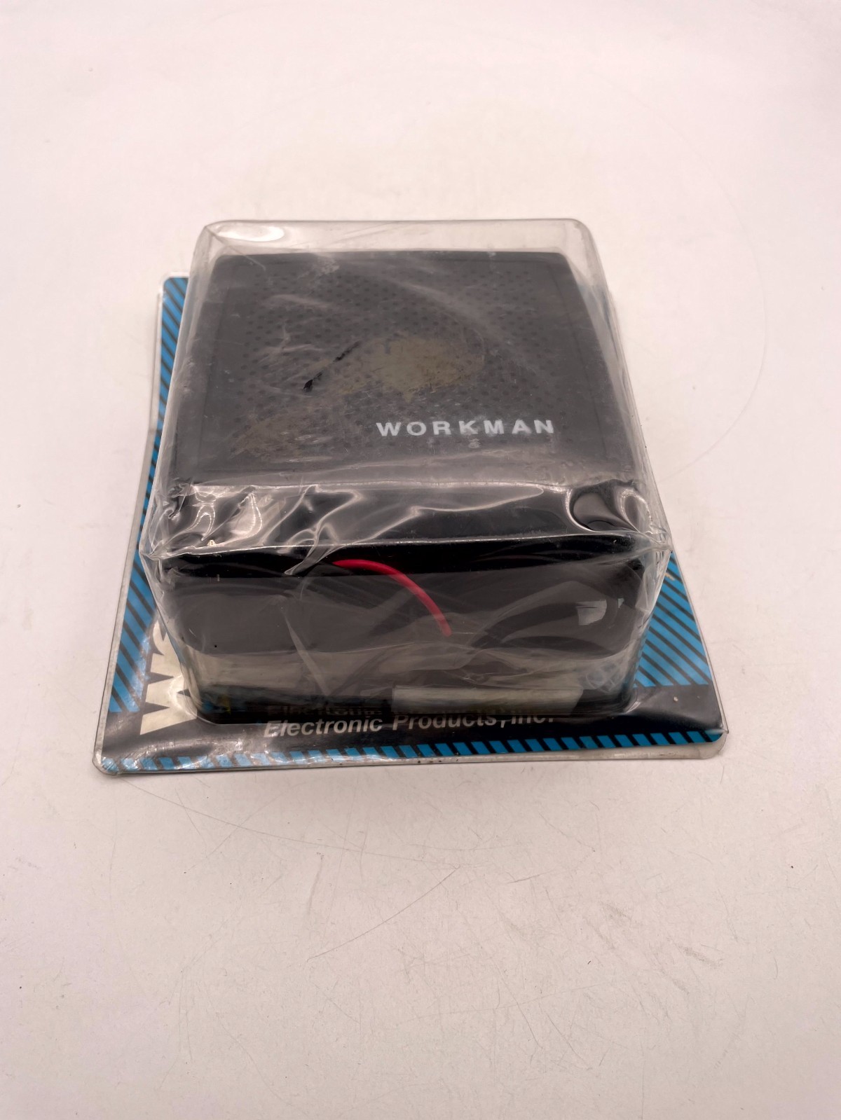 Workman 715 4" Amplified External Speaker Black 3.5mm Plug 12V Power Cord