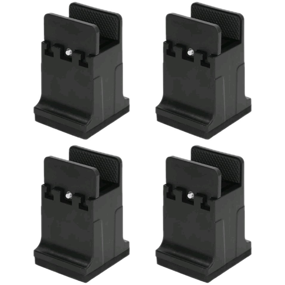 Adjustable Furniture Risers with Screw Clamp Rubber Bed Couch Risers