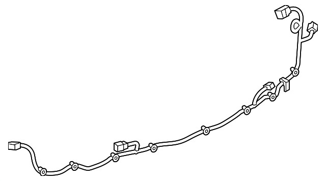 Genuine GM Front Object Alarm Sensor Wiring Harness 84887251