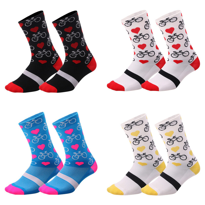 Road Cycling Socks Mens Womens Bicycle Bike Riding Sports Ankle Socks XC BMX MTB
