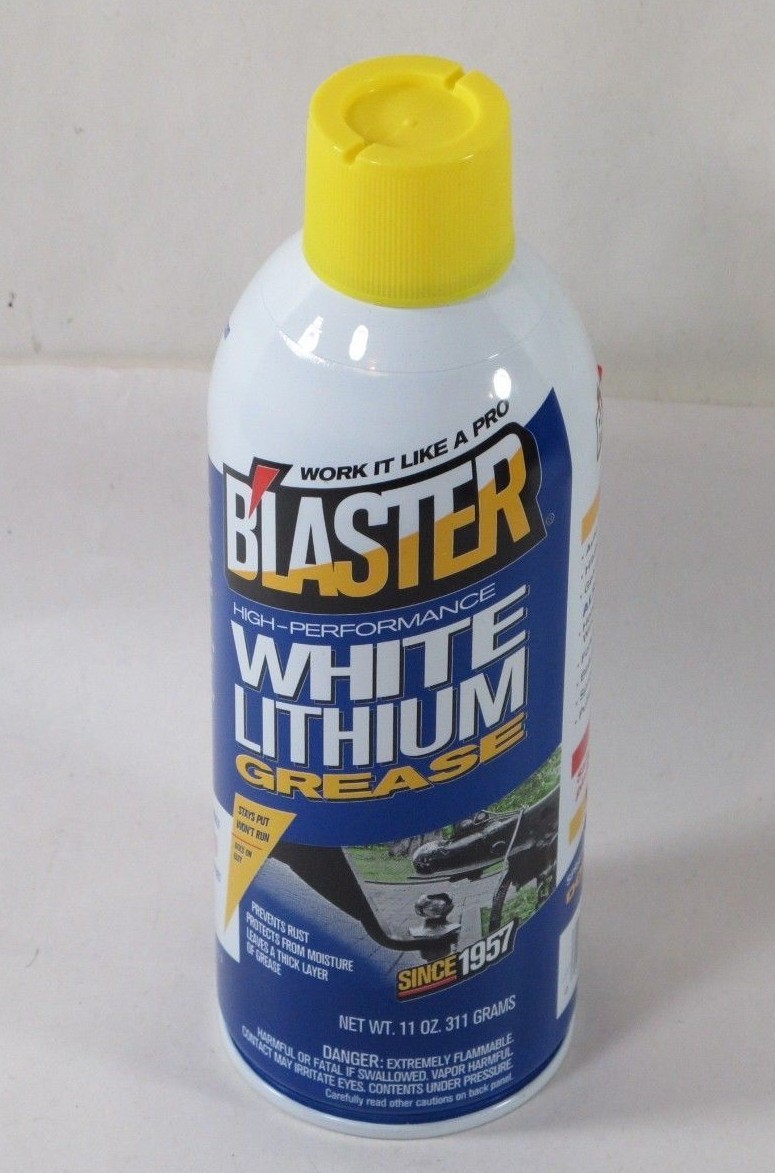 Blaster 16-LG White Lithium Grease Lubricant/Protectant 11oz Aerosol Can