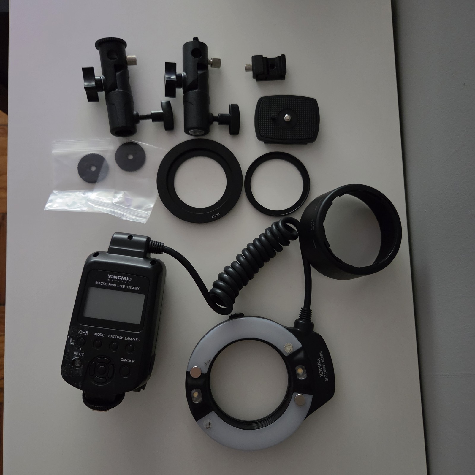 Yongnuo YN14EX Macro Ring Lite for Canon TTL Flash For EOS DSLR Cameras Used