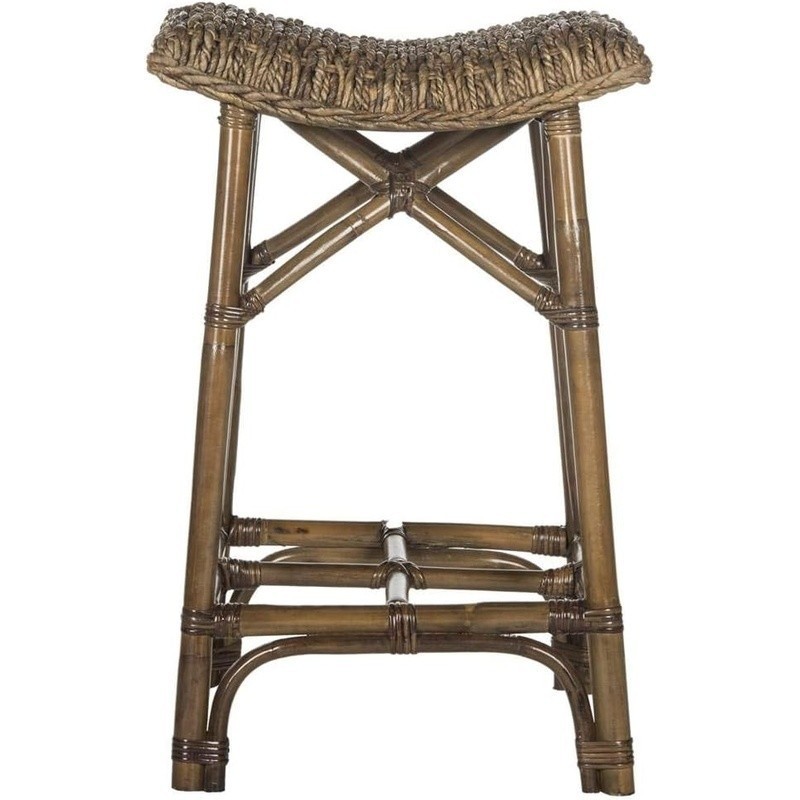 Rattan Barstool Modern Design Living Room Bedroom Family Room Library Study New