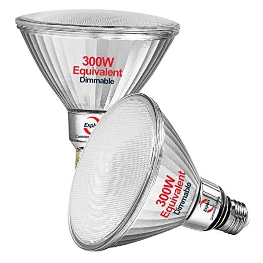 Explux 300 Watt Equivalent PAR38 LED 2 Pack 300w Equivalent 5000k Daylight