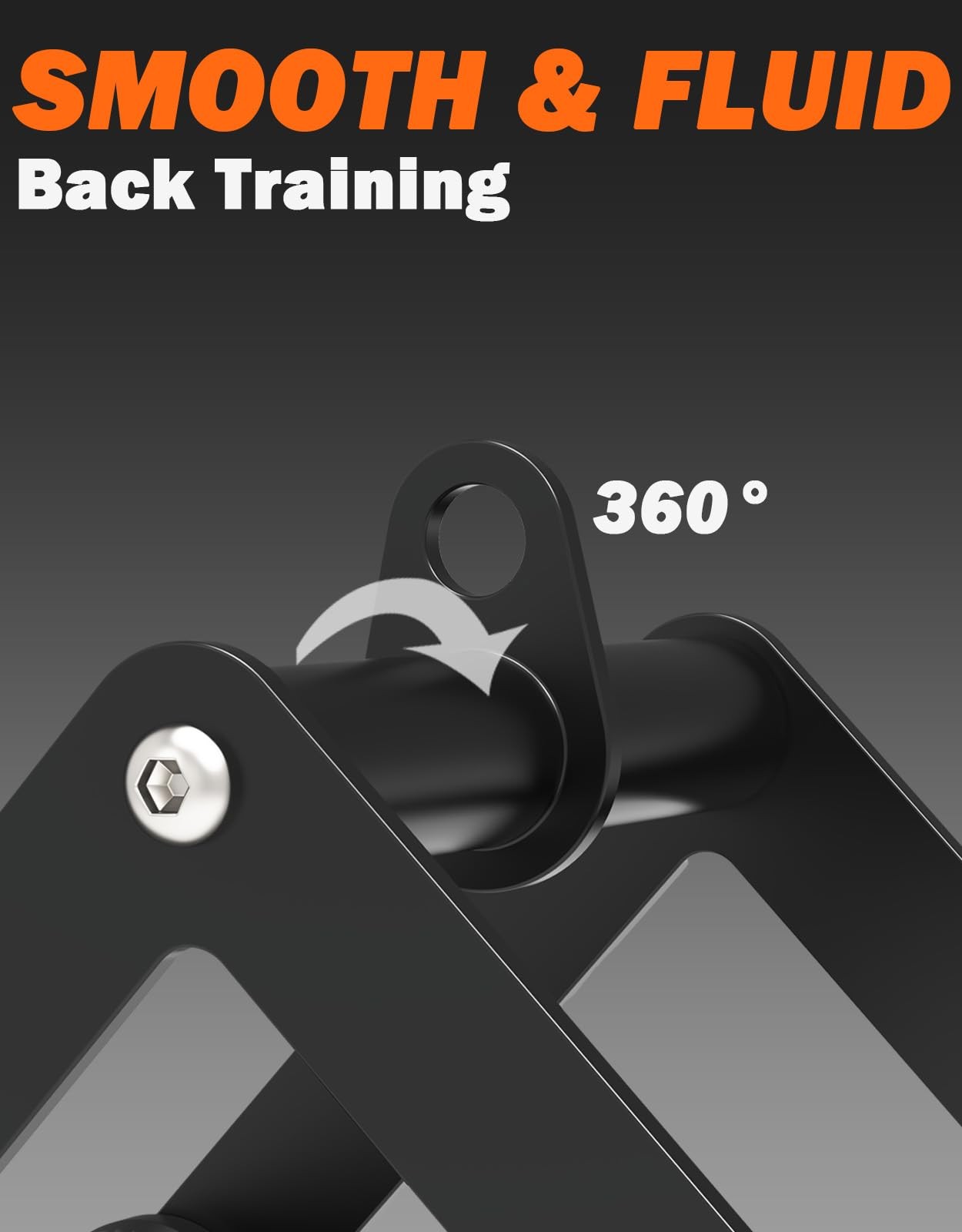 Double D Row Handle Cable Attachments for Gym, Non-Slip V Bar Attachment for ...