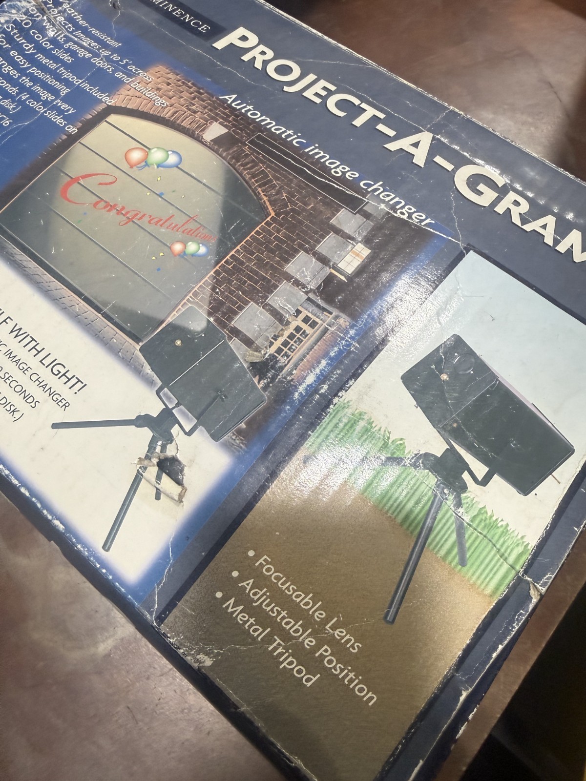 OUTDOOR PROJECTOR PROJECT-A-GRAM Automatic Image Changer Weather Resistant