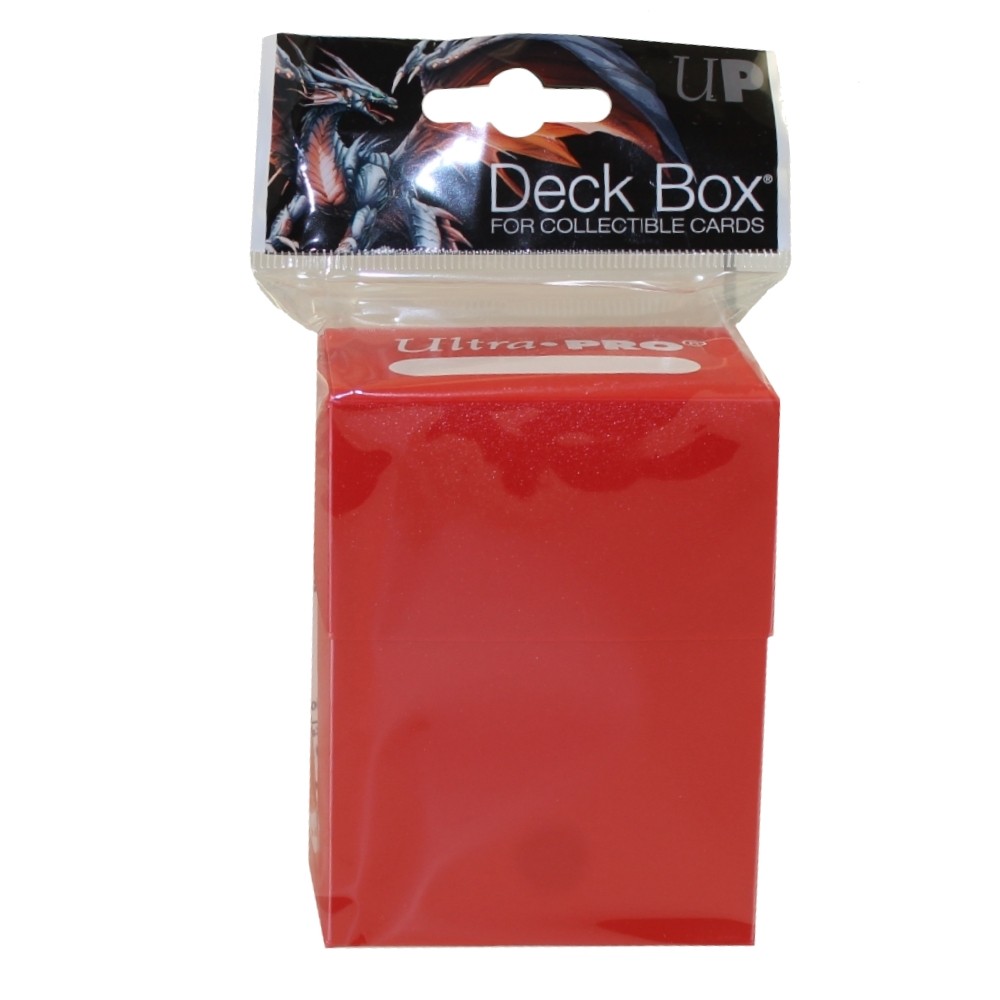 Trading Card Supplies - Ultra Pro DECK BOX - RED - New