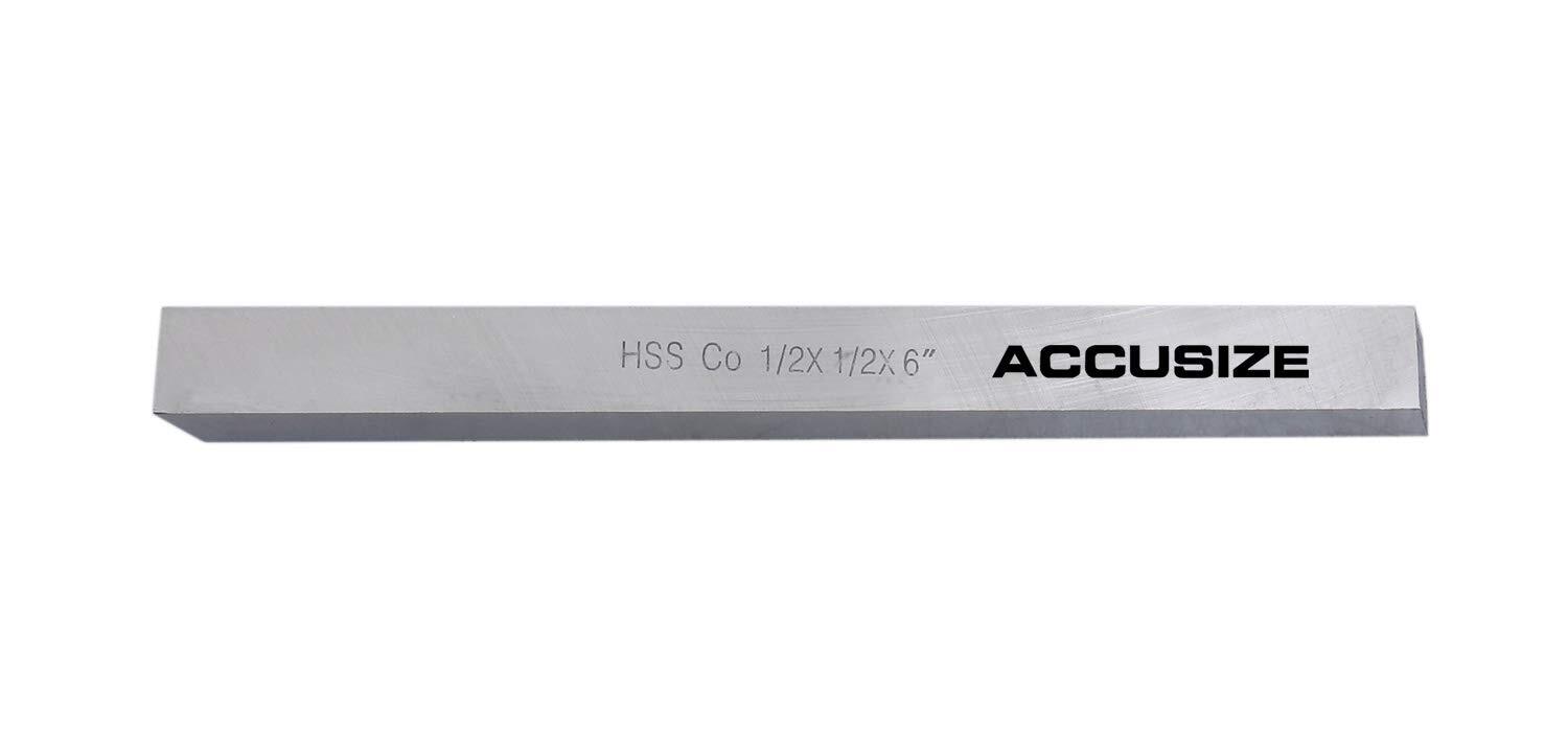 1/2'' x 1/2'' x 6'' Width x Height x Oal H.S.S. Plus 5% Cobalt Lathe Tool Bit...