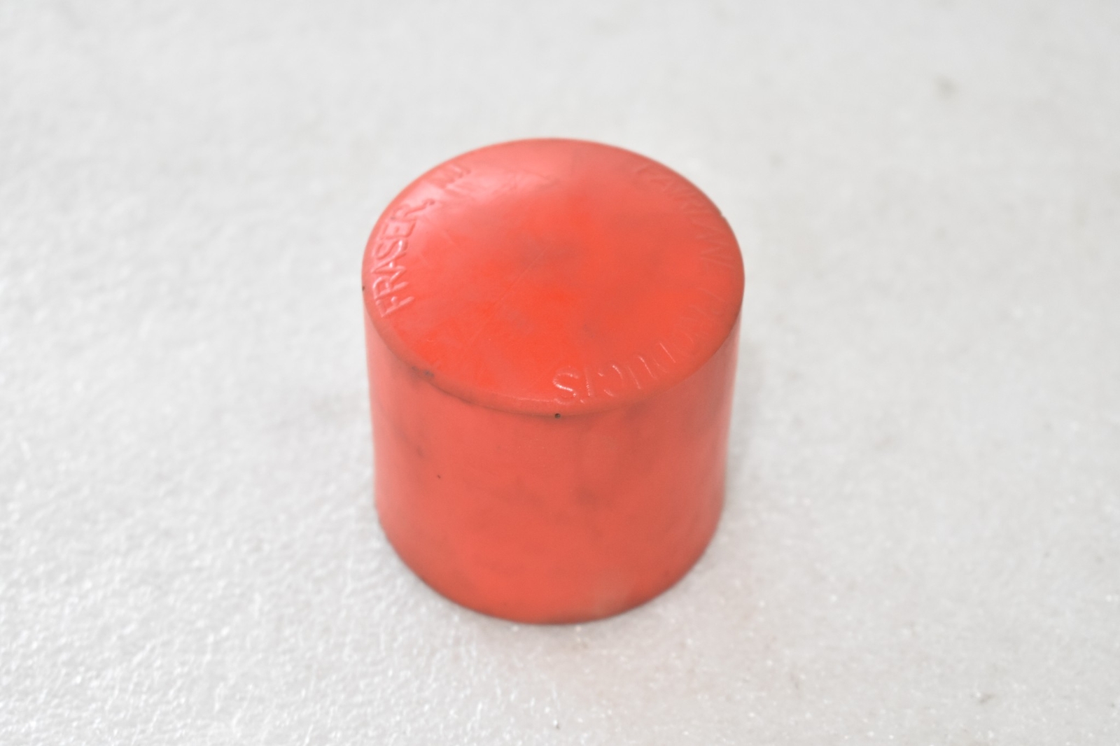 FAIRLANE PRODUCTS RB12UR RED BUMPER, URETHAN E 80 DUROMETER, STEEL CORE