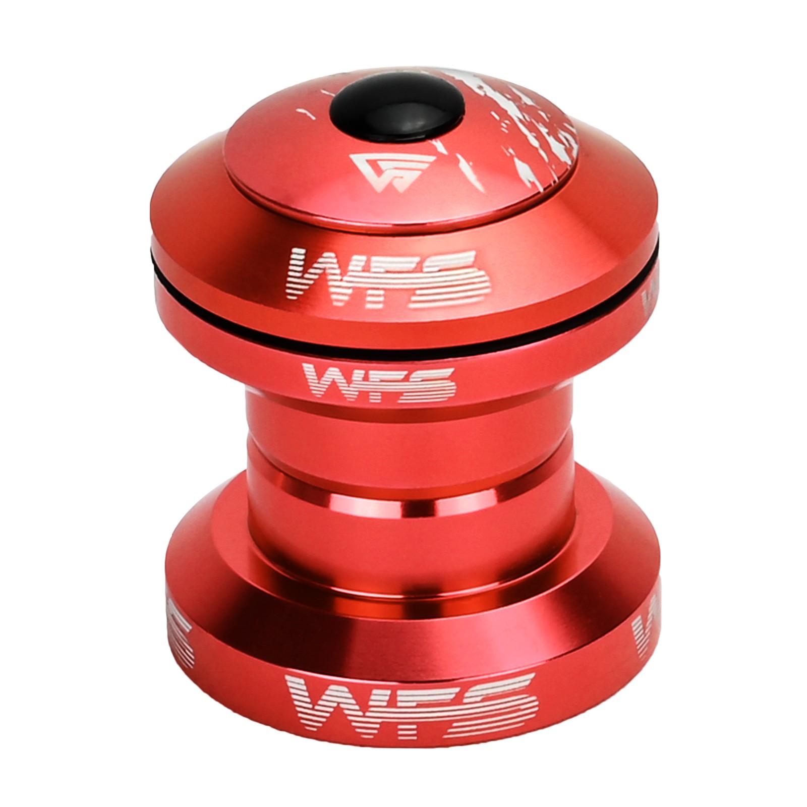 WFS NV.28 1 Inch CNC Alloy Threadless Headset with Top Cap , Red