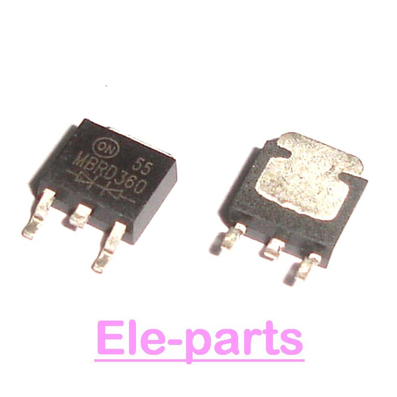 50 PCS MBRD360T4G TO-252 MBRD360 Power Rectifiers Transistors Chip