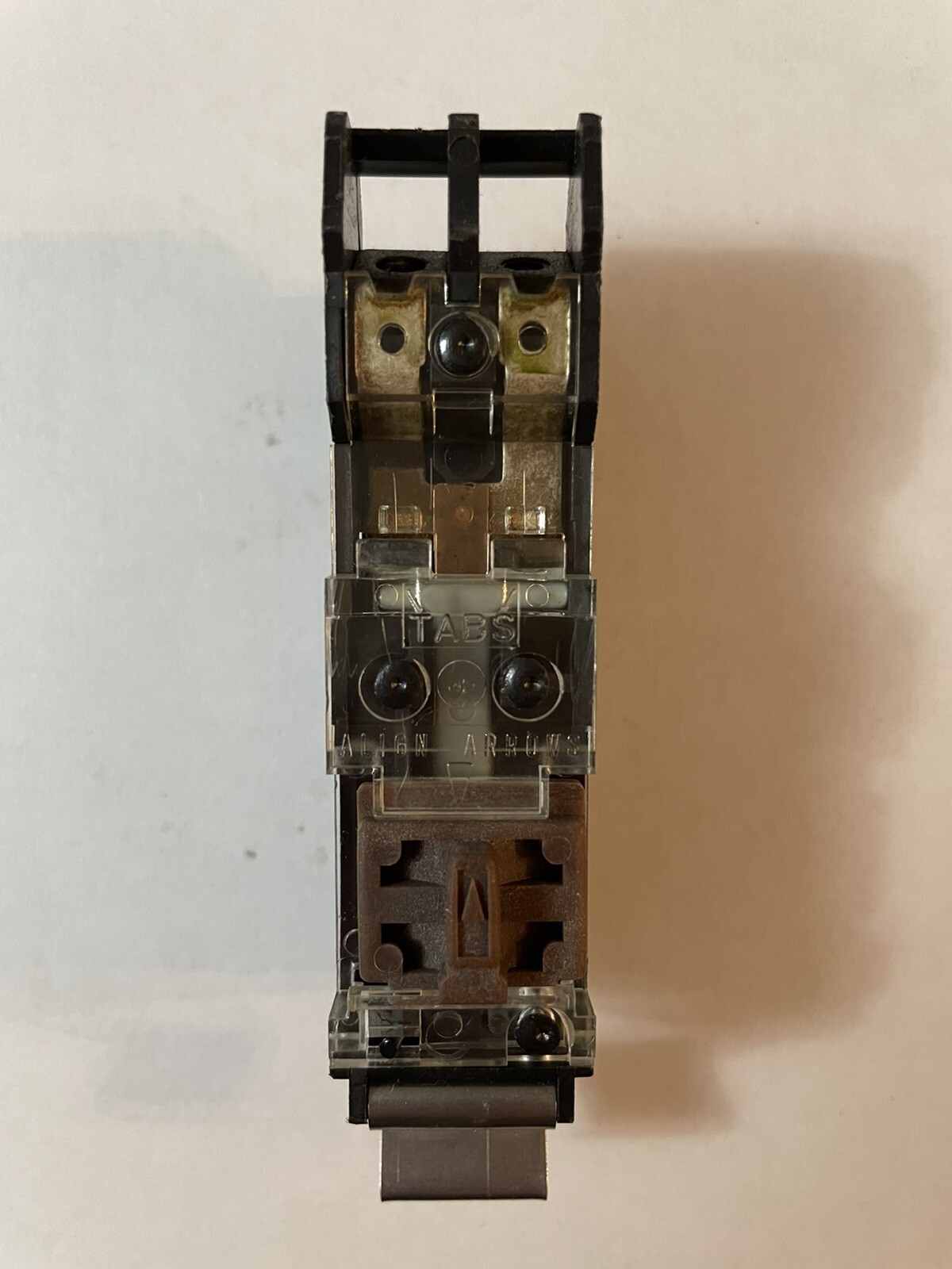 ALLEN BRADLEY 595 Series B Auxiliary Contact. Missing 3 Screws