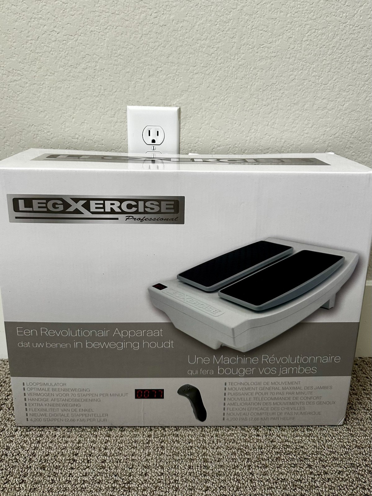 LegXercise Pro Automatic Seated Foot Leg Exerciser Circulation Machine