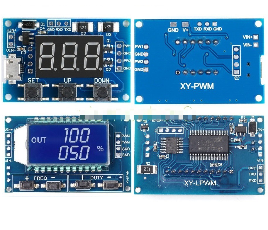 Adjustable PWM Pulse Frequency Duty Cycle Square Wave Signal Generator Module M