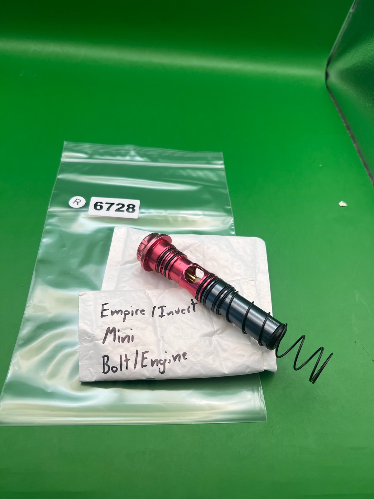 Empire Invert Mini Bolt Engine Red Black with Spring