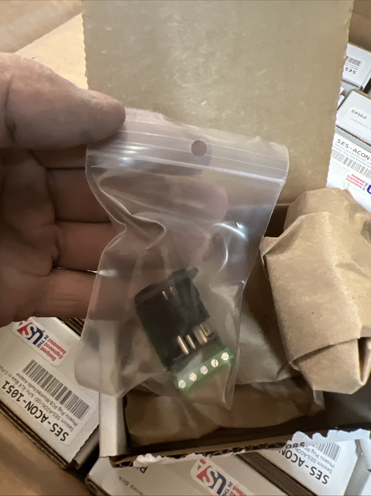 Sescom SES-ACON-105x XLR to Phoenix Plug PCB Mounted Audio Adapters