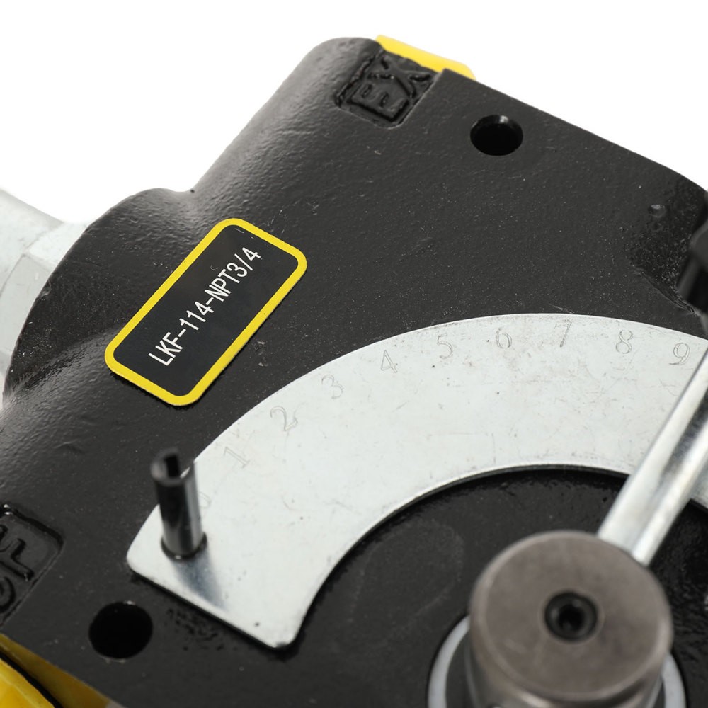 3/4” NPT Hydraulic Variable Flow Control Valve w/ Relief Adjustable 0-30 GPM