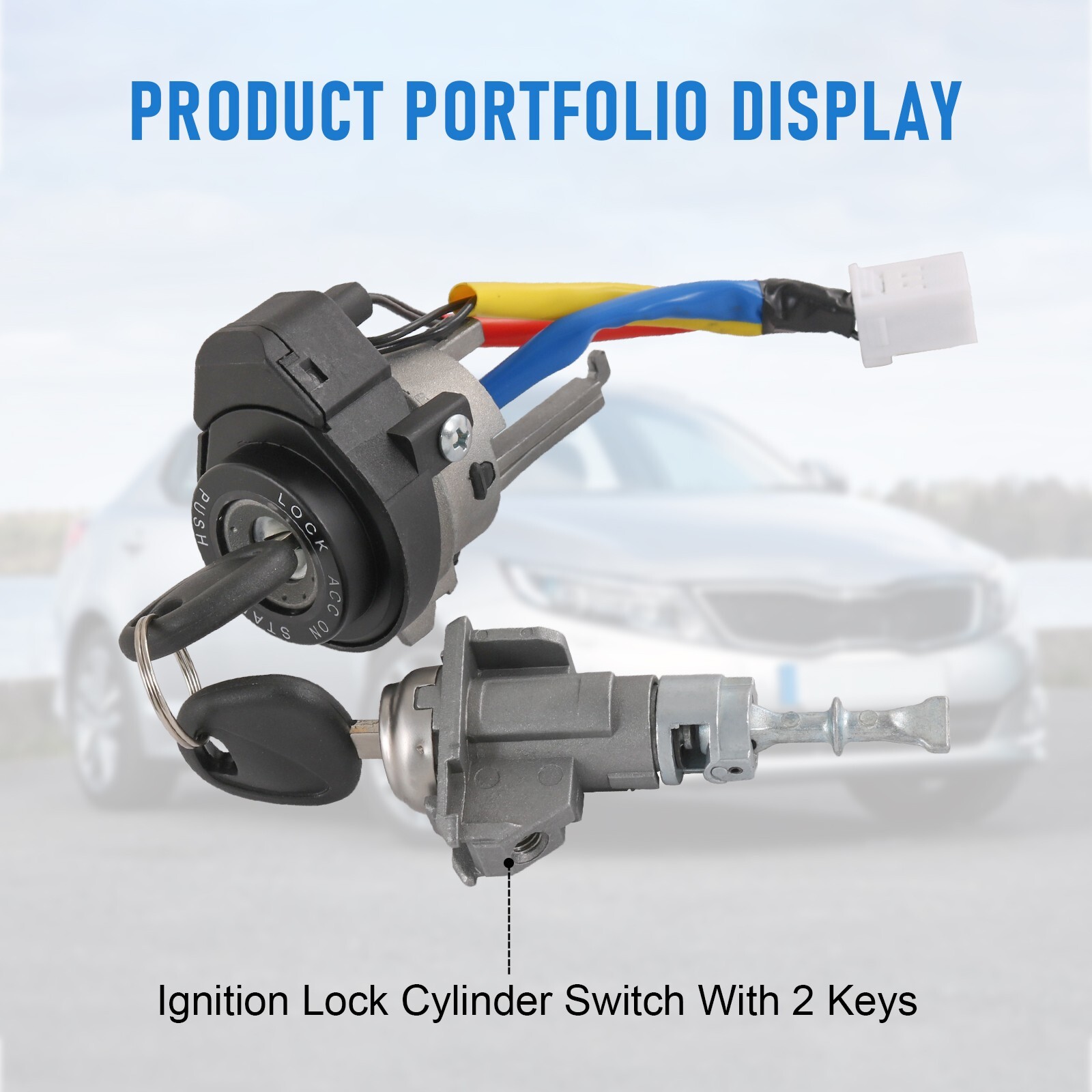Ignition Lock Cylinder Switch With Keys Fit KIA RIO 2013-2017 OPTIMA 2011-2015