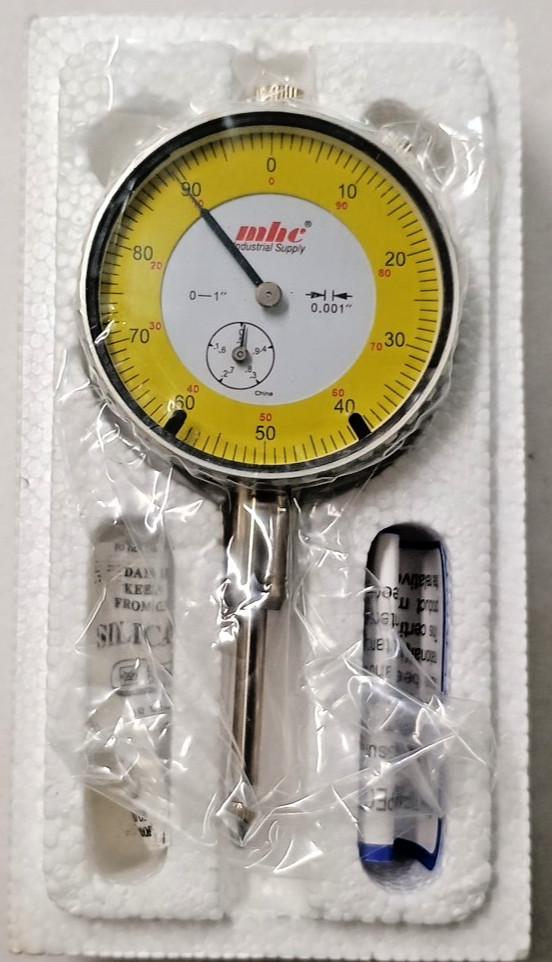 Dial Drop Indicator 1.0000 Max 0-100 Dial Reading MSC 76450071 W/Lug