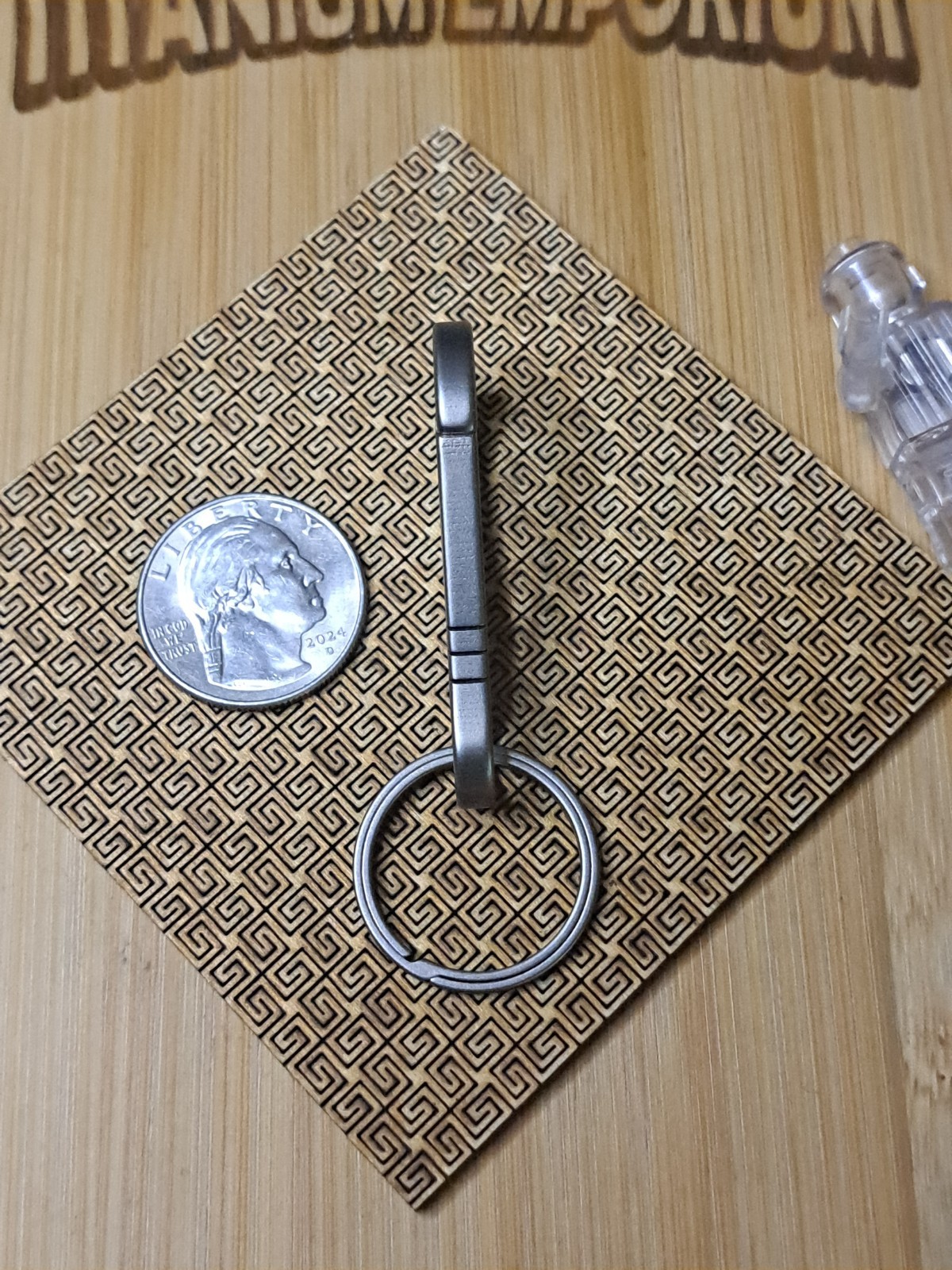 EDC Titanium Carabiner Keychain
