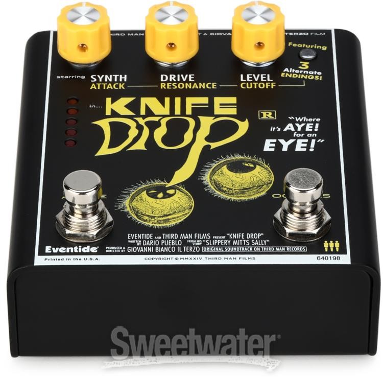 Eventide Knife Drop Suboctave Fuzz Synth Pedal