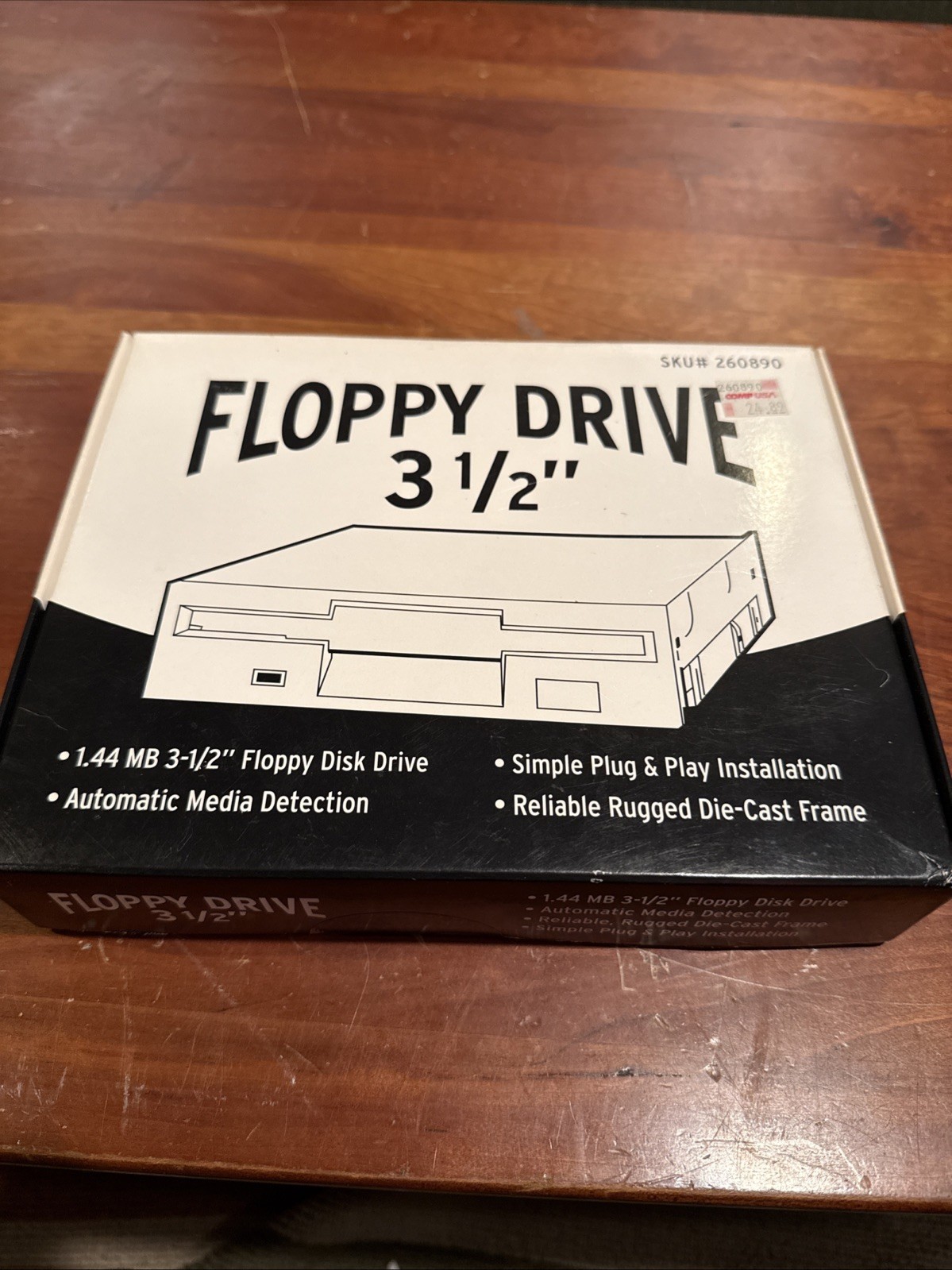 3.5" Internal Floppy Drive New Factory Sealed SKU#260890 COMP USA