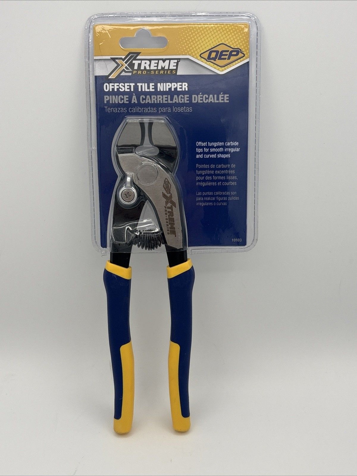 Xtreme 8.5 in. Offset Tile Nipper with Tungsten Carbide Tips for Tile New