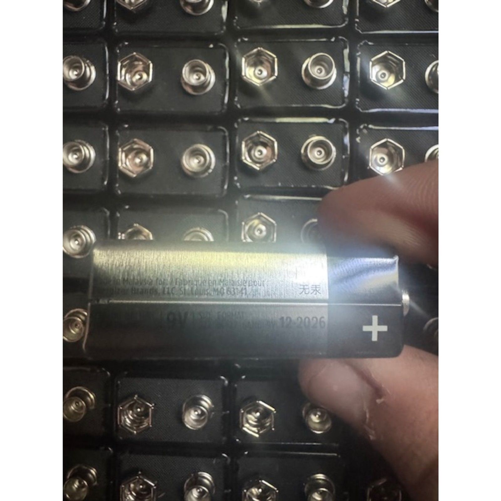 Energizer Max 9V Alkaline Battery