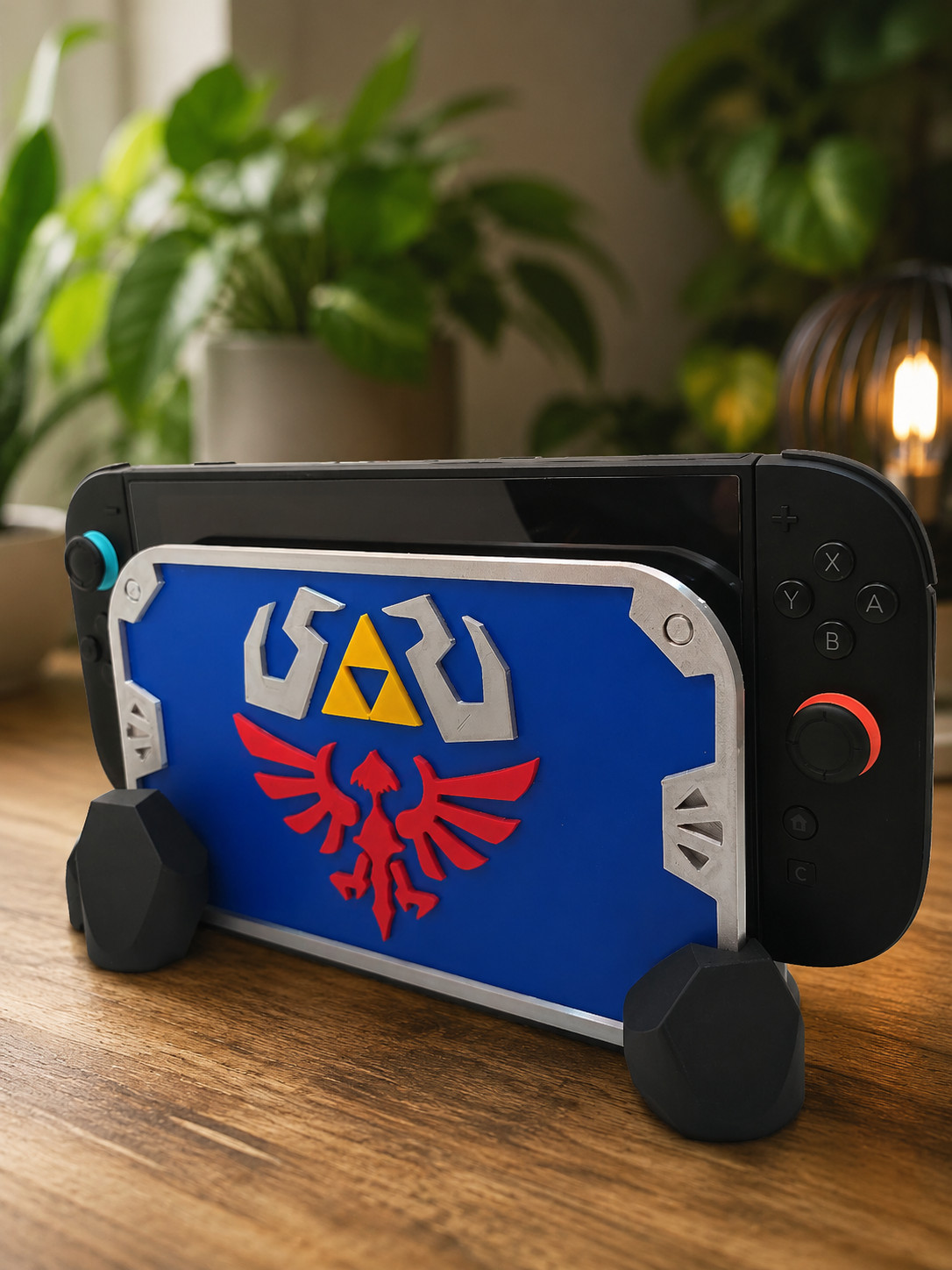 The Legend Of Zelda Hyrule Shield  Nintendo Switch 2 Dock Cover | Custom Sleek A