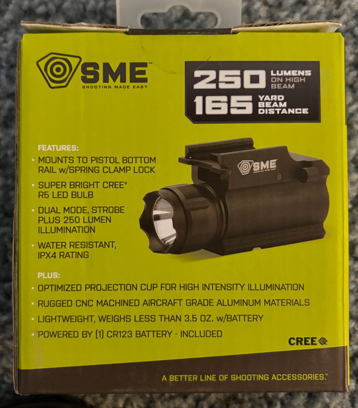 SME TACTICAL HANDGUN LED LIGHT