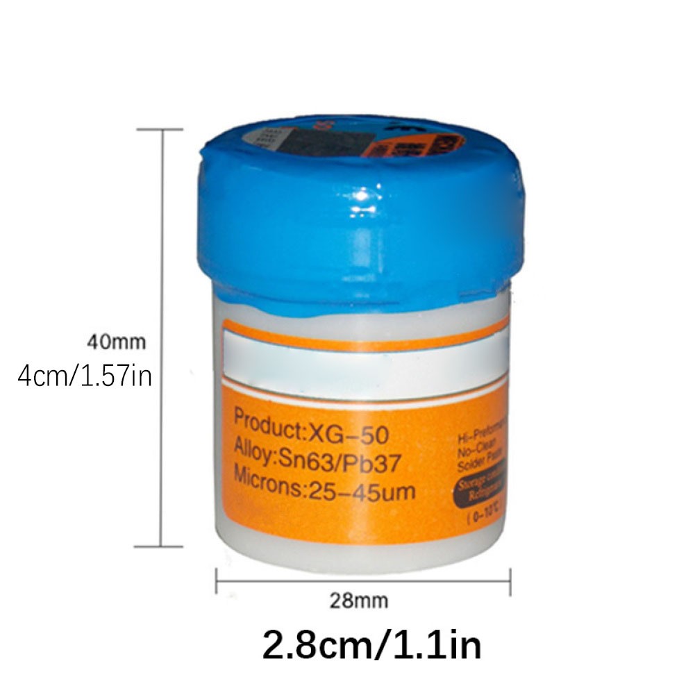 XG-50 37g BGA CPU LED Solder Tin Paste Welding Flux Cream Sn63/Pb37 25-45um B