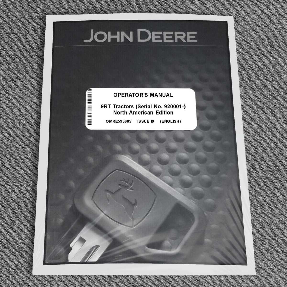 John Deere 9470RT 9520RT 9570RT 9RT Tractor Owners Operators Manual - OMRE595605