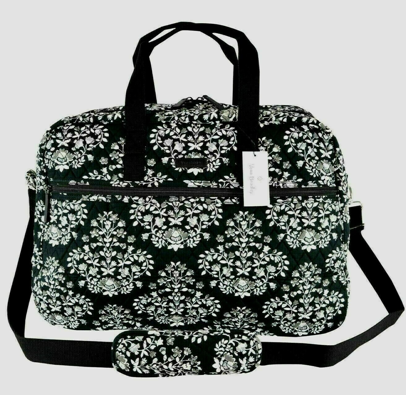 Vera Bradley Duffle Bag Travel Traveler Tote Medium Chandelier Cotton $118
