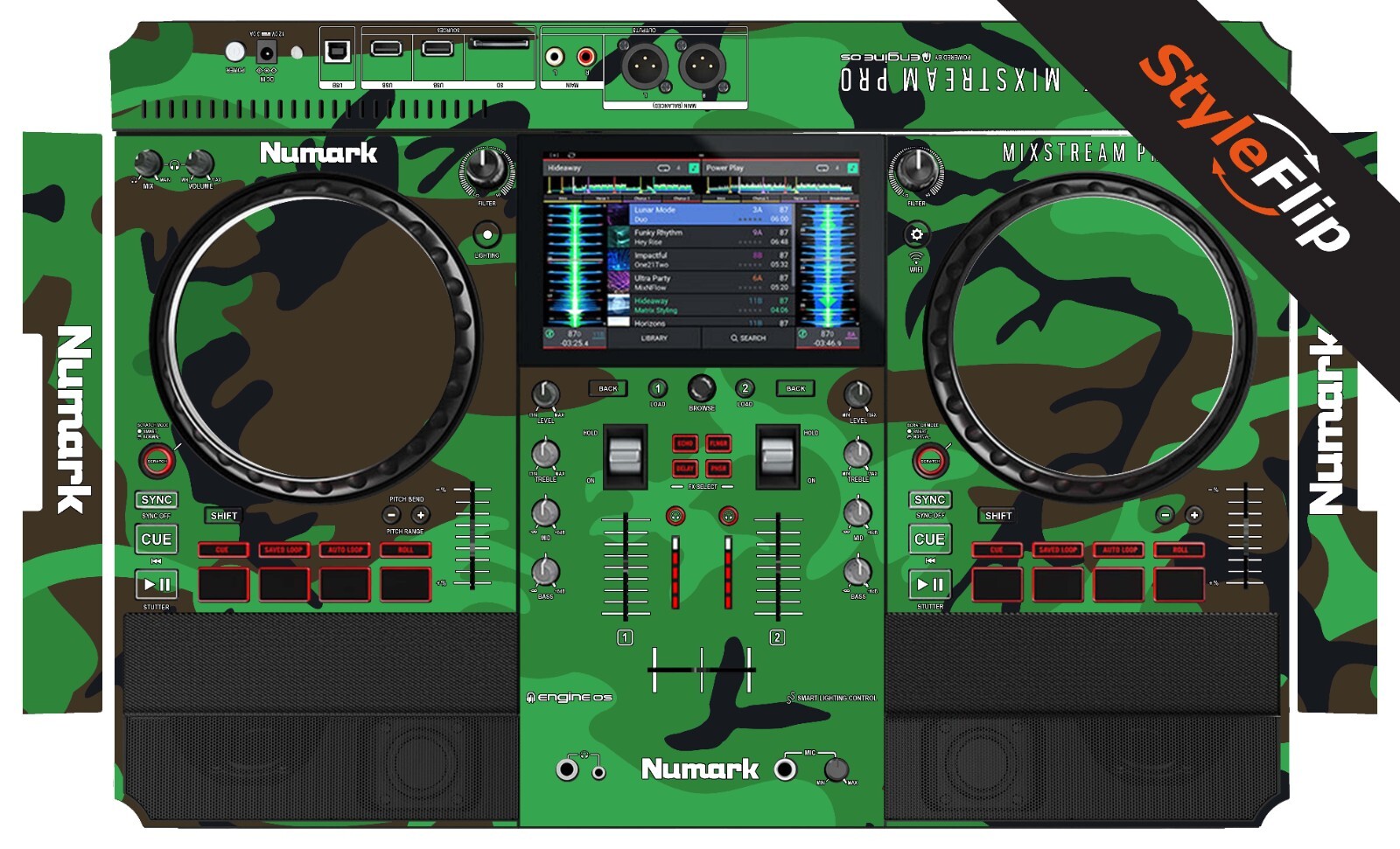 Numark Mixstream Pro Skin | Green Camo | Protective Decal | StyleFlip Skins