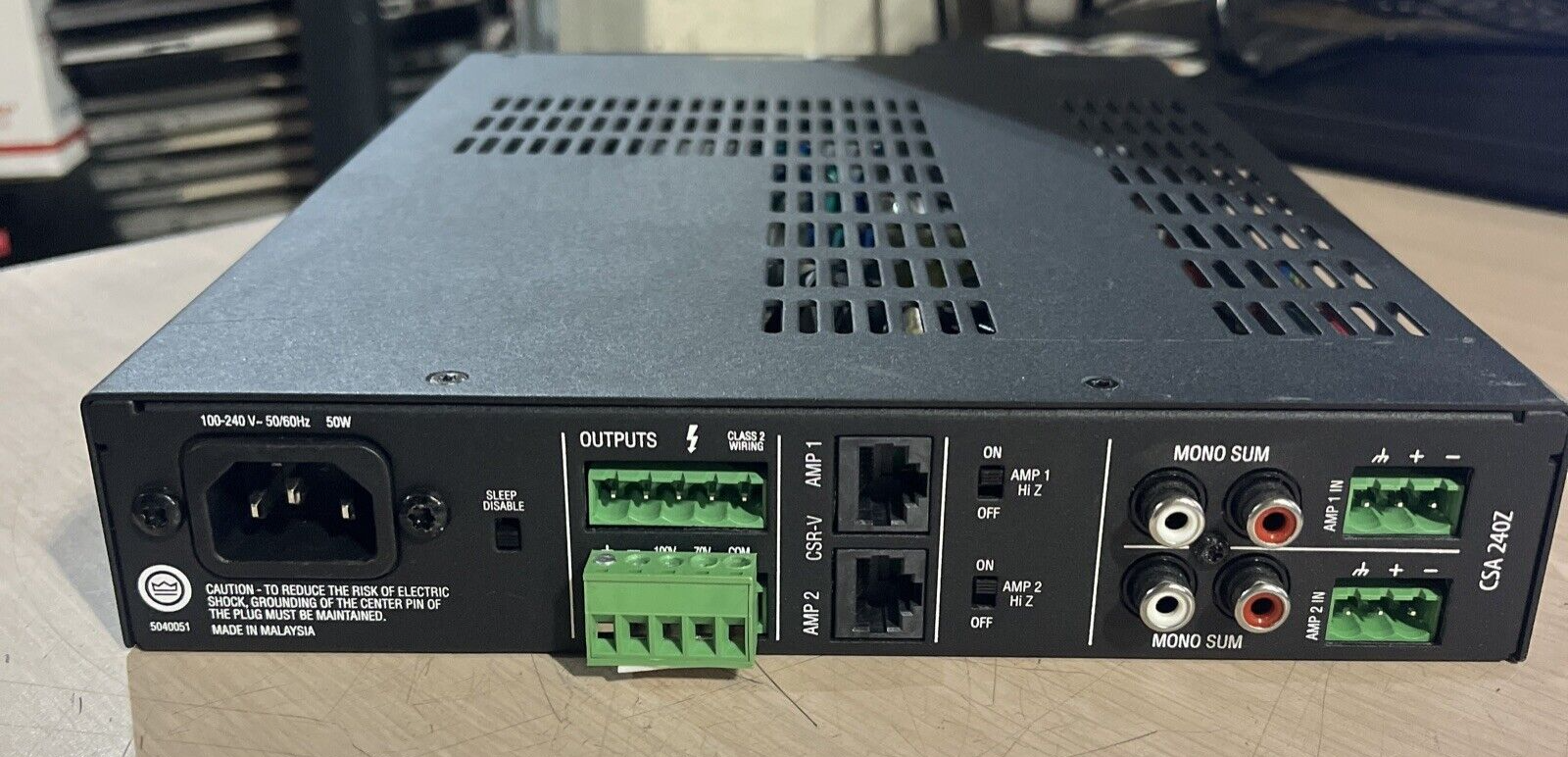 JBL CSA 240Z AUDIO AMPLIFIER (2X40W)